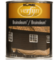 Verfijn bruinoleum