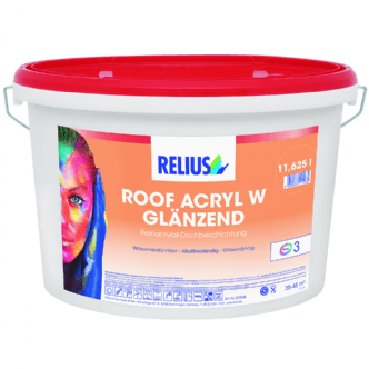 relius roof acryl w seidenglänzend ziegelrot 12.5 ltr