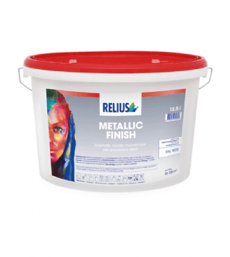 relius metallic muurverf ral 9006 3 ltr