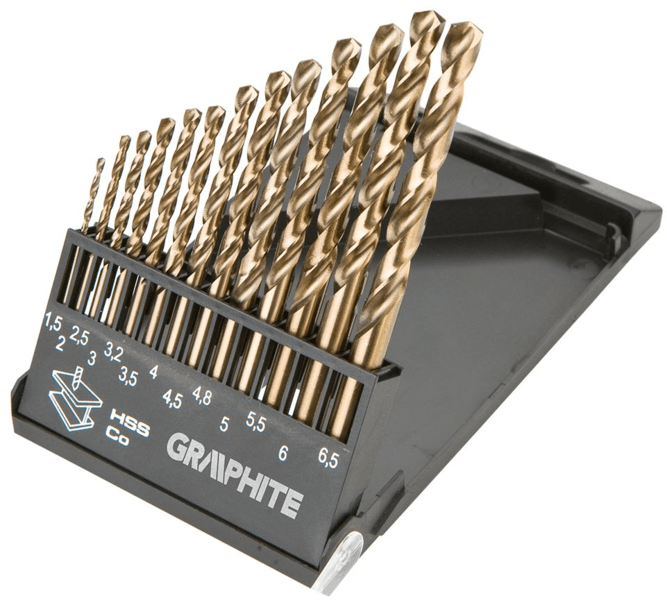 graphite metaalborenset 1.0 - 13.0mm 25 stuks 57h090