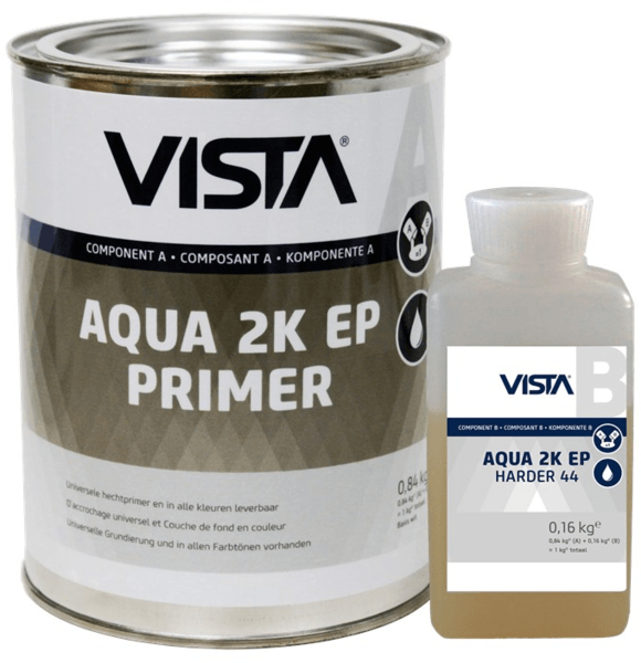 vista aqua 2k epoxy primer donkere kleur set 1 kg