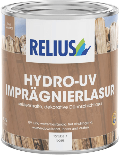 relius hydro-uv imprägnierlasur 2.5 ltr