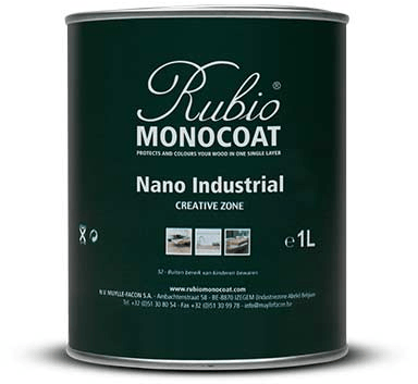 rubio monocoat nano industrial fumed intense 5 ltr