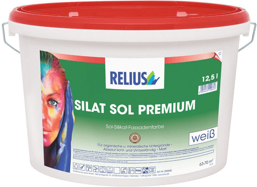 relius silat sol premium wit 3 ltr