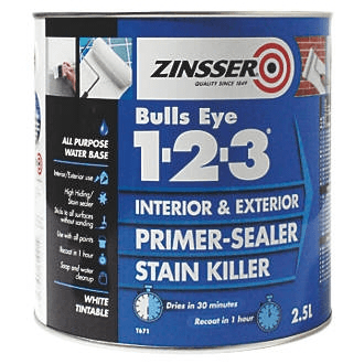 zinsser bulls eye 1-2-3 wit 10 ltr