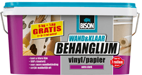 slachtoffer tuin Zich afvragen Bison Wand En Klaar Behanglijm Vinyl-Papier Bestellen? | KLEURO.nl