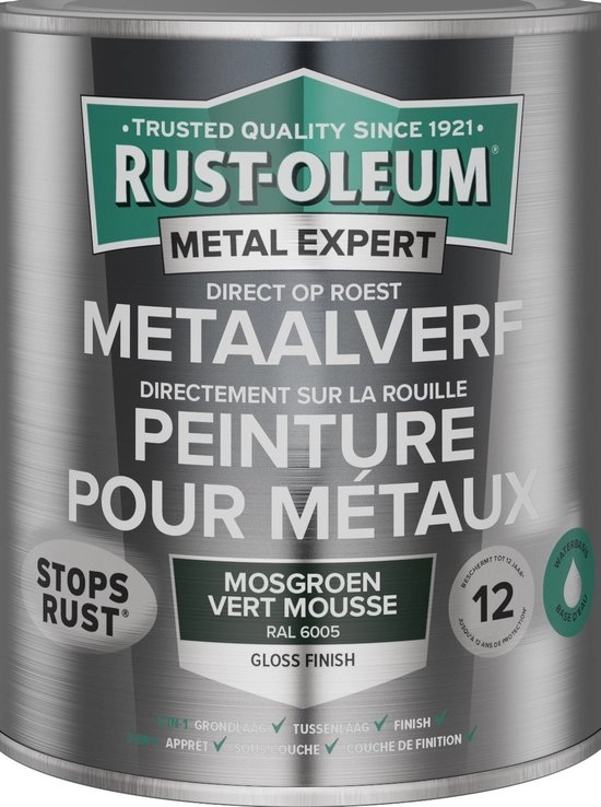 RUST-OLEUM METAL EXPERT METAALVERF DIRECT OP ROEST HOOGGLANS