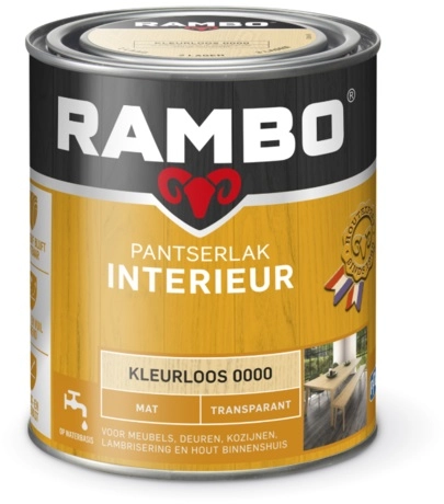 RAMBO PANTSERLAK INTERIEUR TRANSPARANT MAT