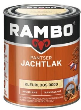 RAMBO PANTSER JACHTLAK TRANSPARANT HOOGGLANS
