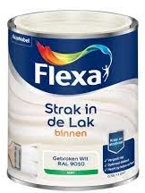 FLEXA STRAK IN DE LAK MAT WATERGEDRAGEN