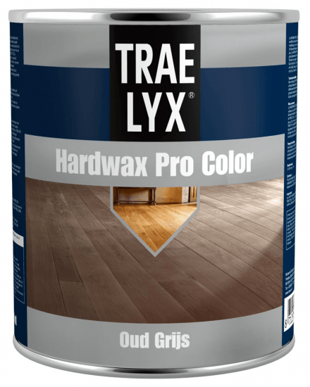 trae lyx hardwax pro color oud grijs 0.75 ltr